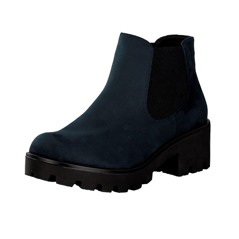 Damske Chelsea Cizmy Rieker 99284-14, Modre